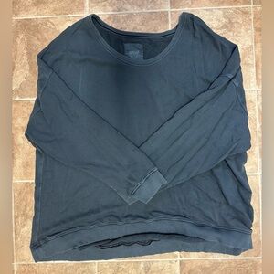 Aerie Black Off-the-Shoulder Sweater